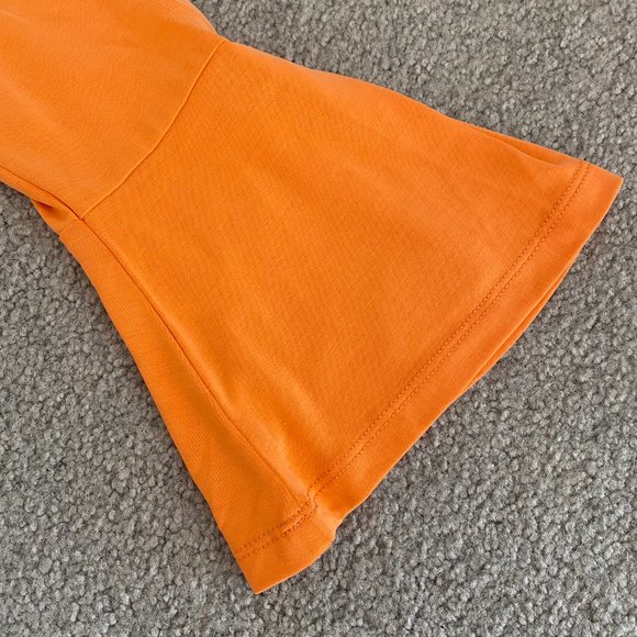 Soft Surroundings Orange Faux Wrap Long Sleeved Top US Medium NEW WITHOU… - Picture 8 of 8